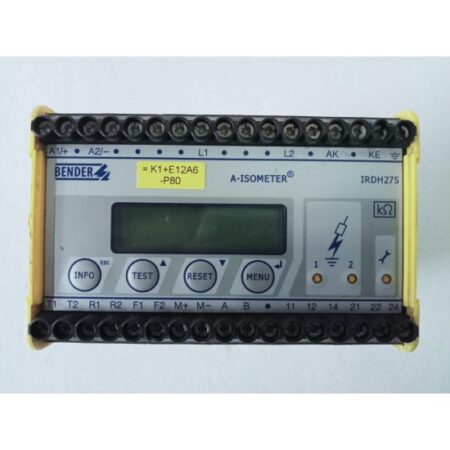 BENDER IRDH275-435 A-ISOMETER INSULATION MONITORING DEVICE