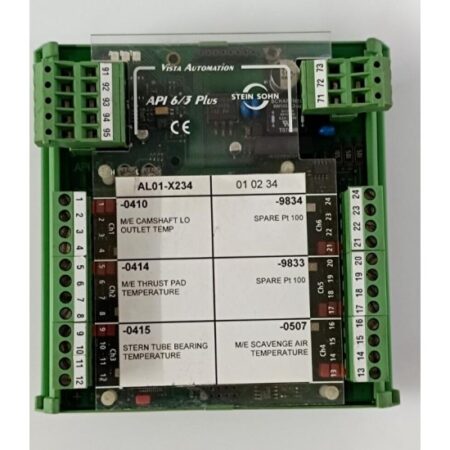 STEIN SOHN API 6/3 PLUS F102004A REV.:F ANALOG MODULE VISTA AUTOMATION